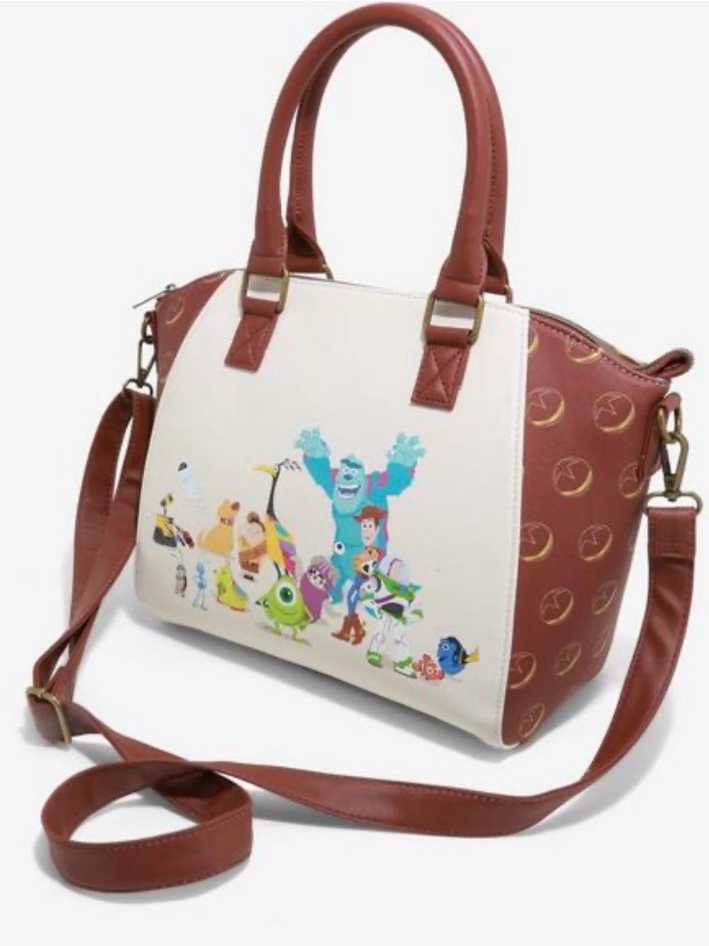 Loungefly Disney Pixar Characters Satchel Handbag with Plush
